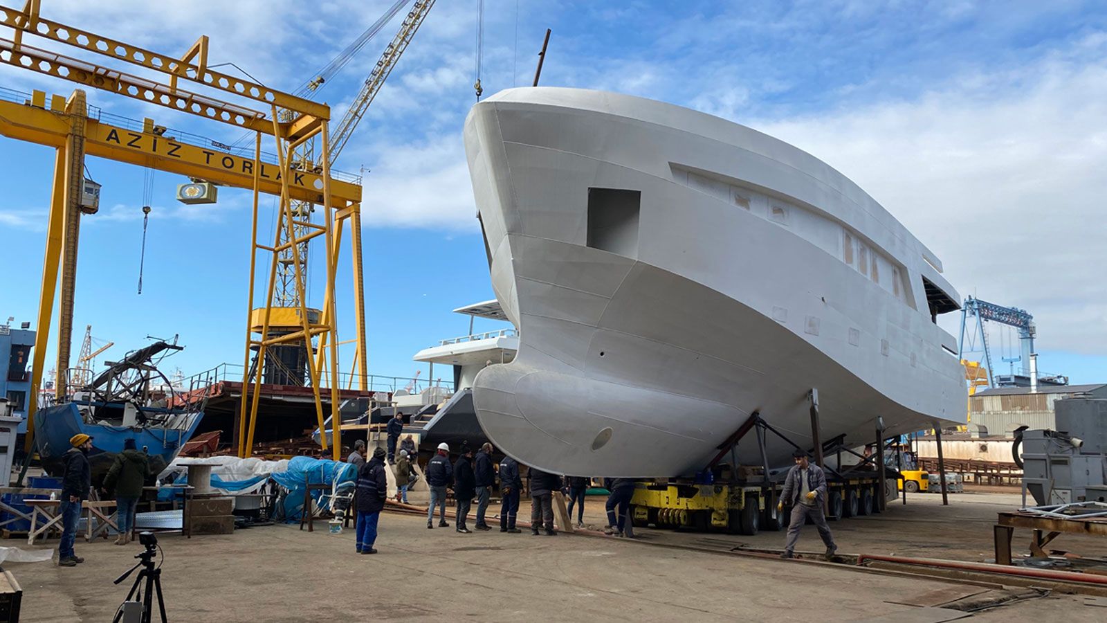 24m inbuild explorer yacht Ice approaches delivery
